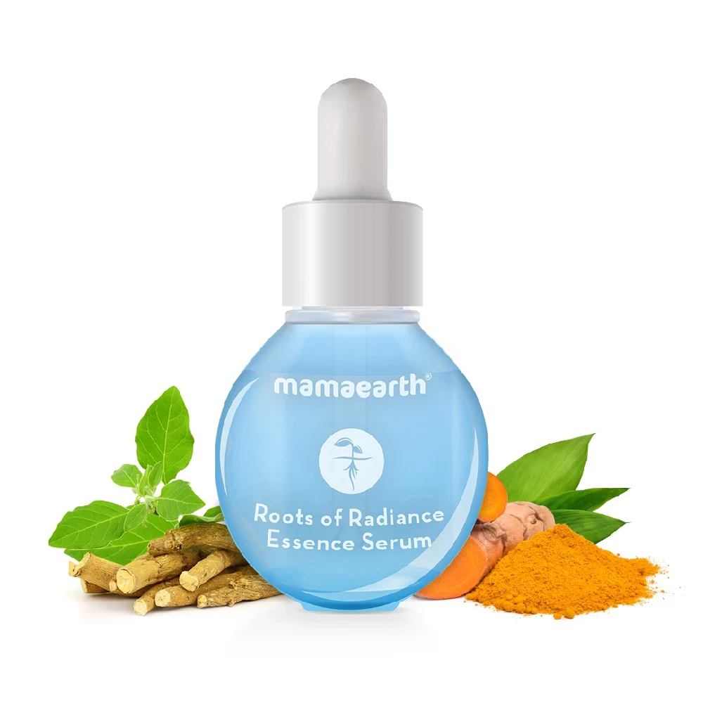 Roots of Radiance Essence Serum with Ashwagandha & Turmeric for Radiant Skin